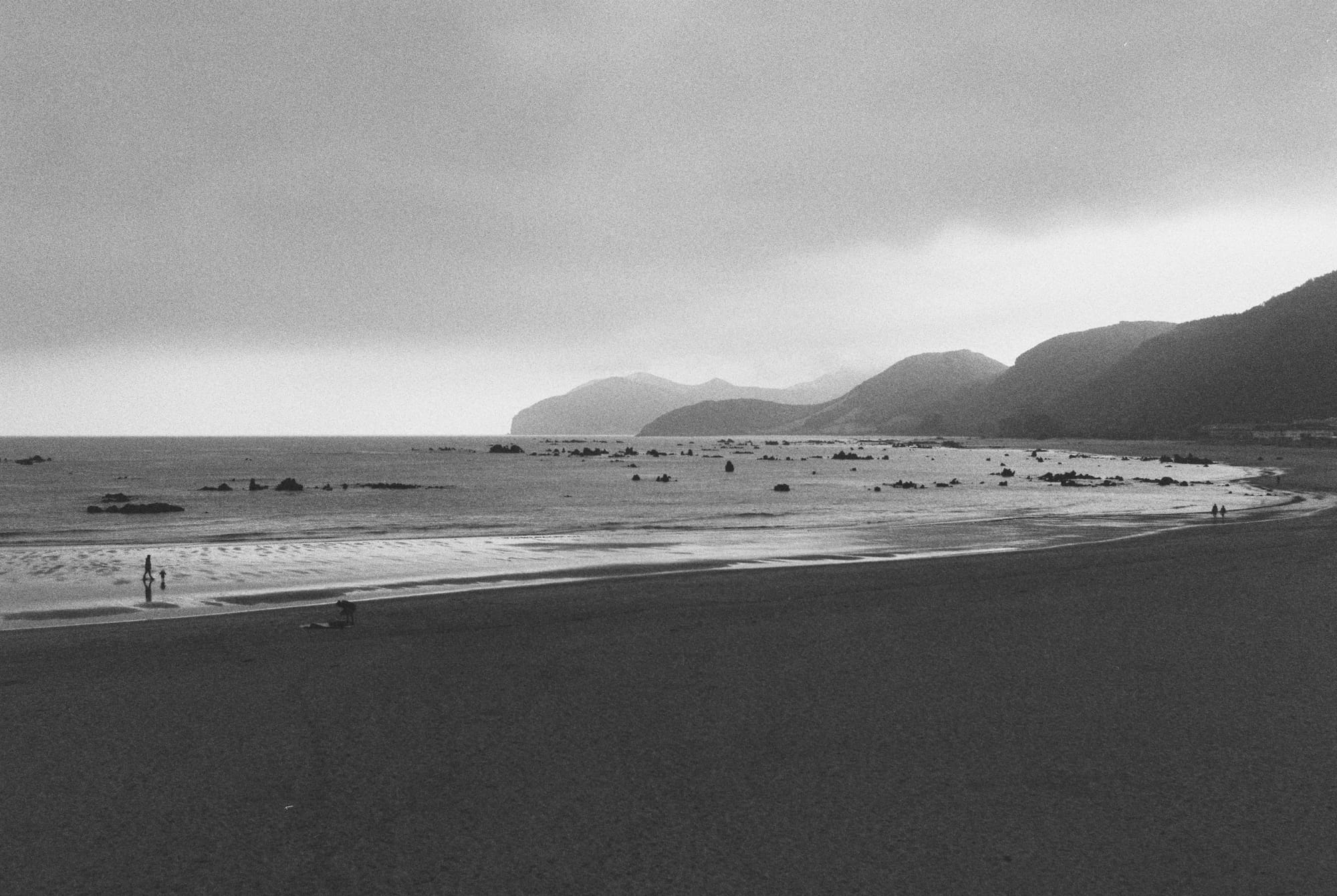Noja, Spain — Playa de Trengandín