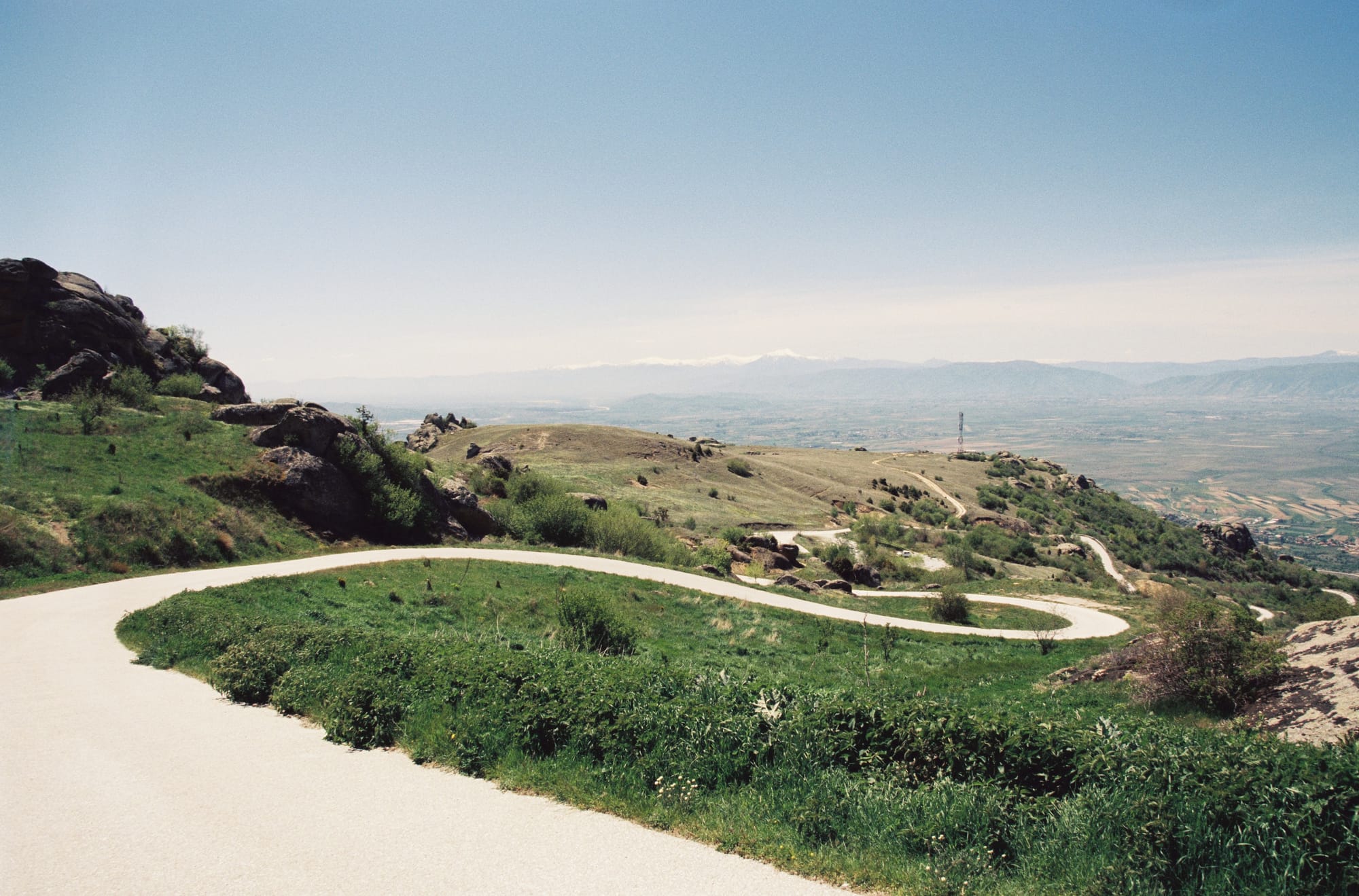Dabnica, North Macedonia — Road to the Treskavec Monastery