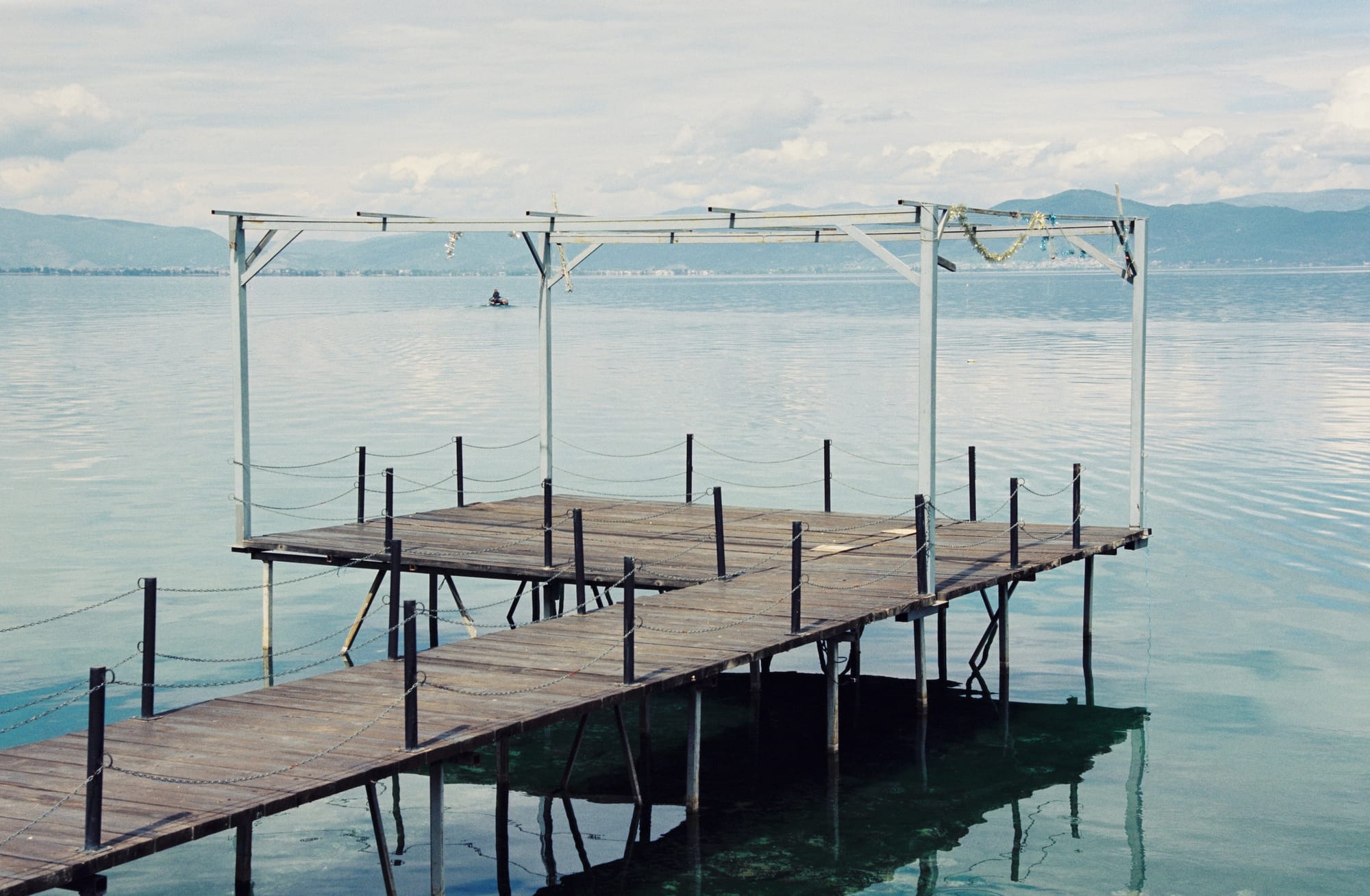 Lake Ohrid, North Macedonia — Another Pier in Radožda. Their geometries are attracting me!