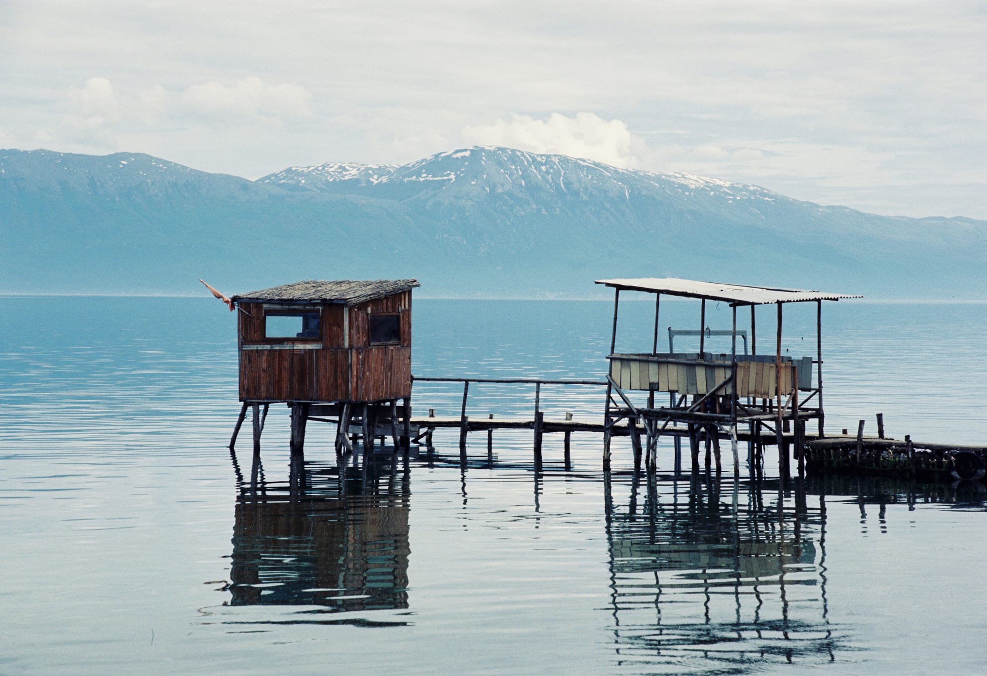 Lake Ohrid, North Macedonia — Pier in Radožda