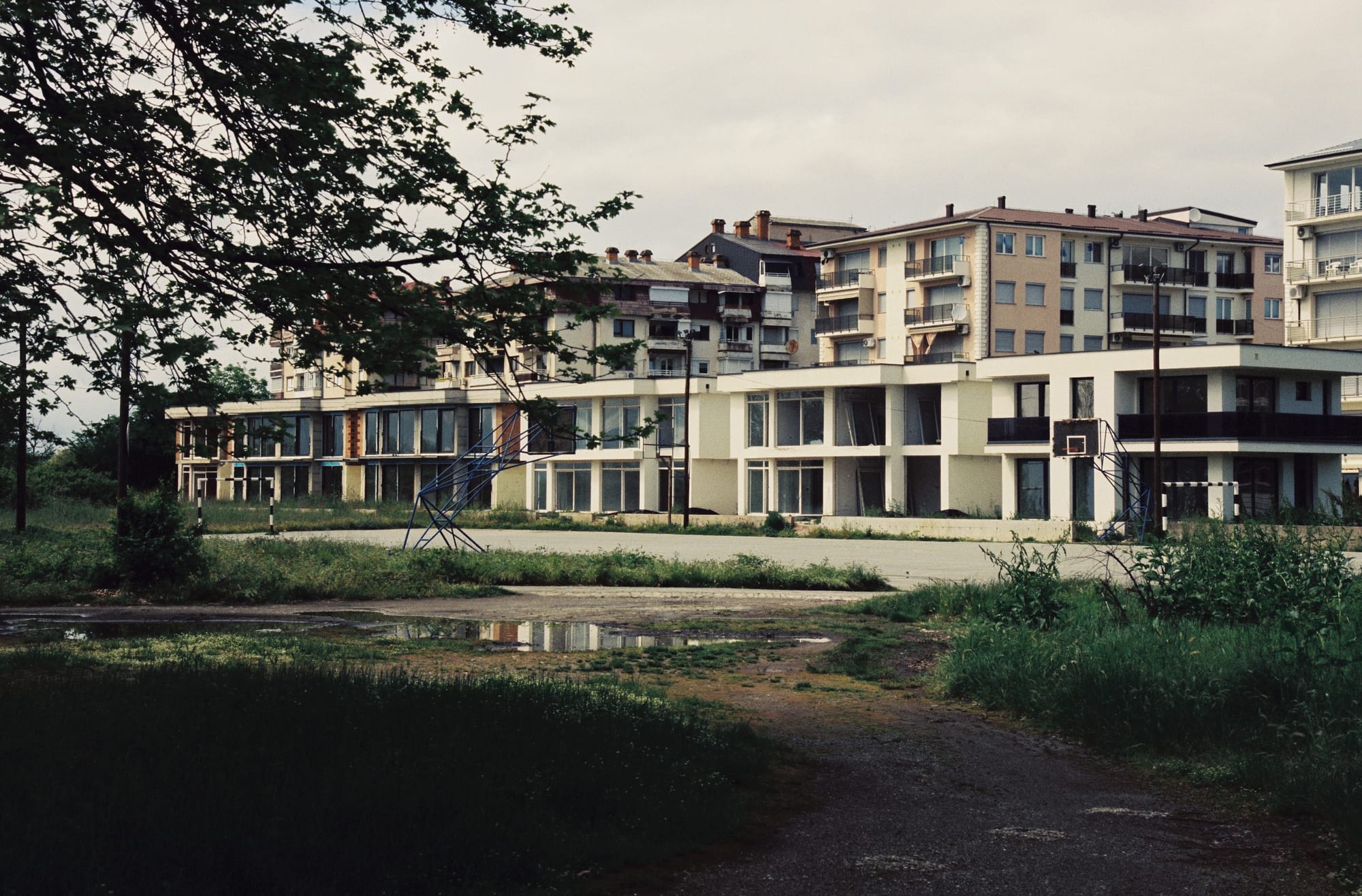 Lake Ohrid, North Macedonia — Close to Partizan Beach.. an abandoned youth hostel?