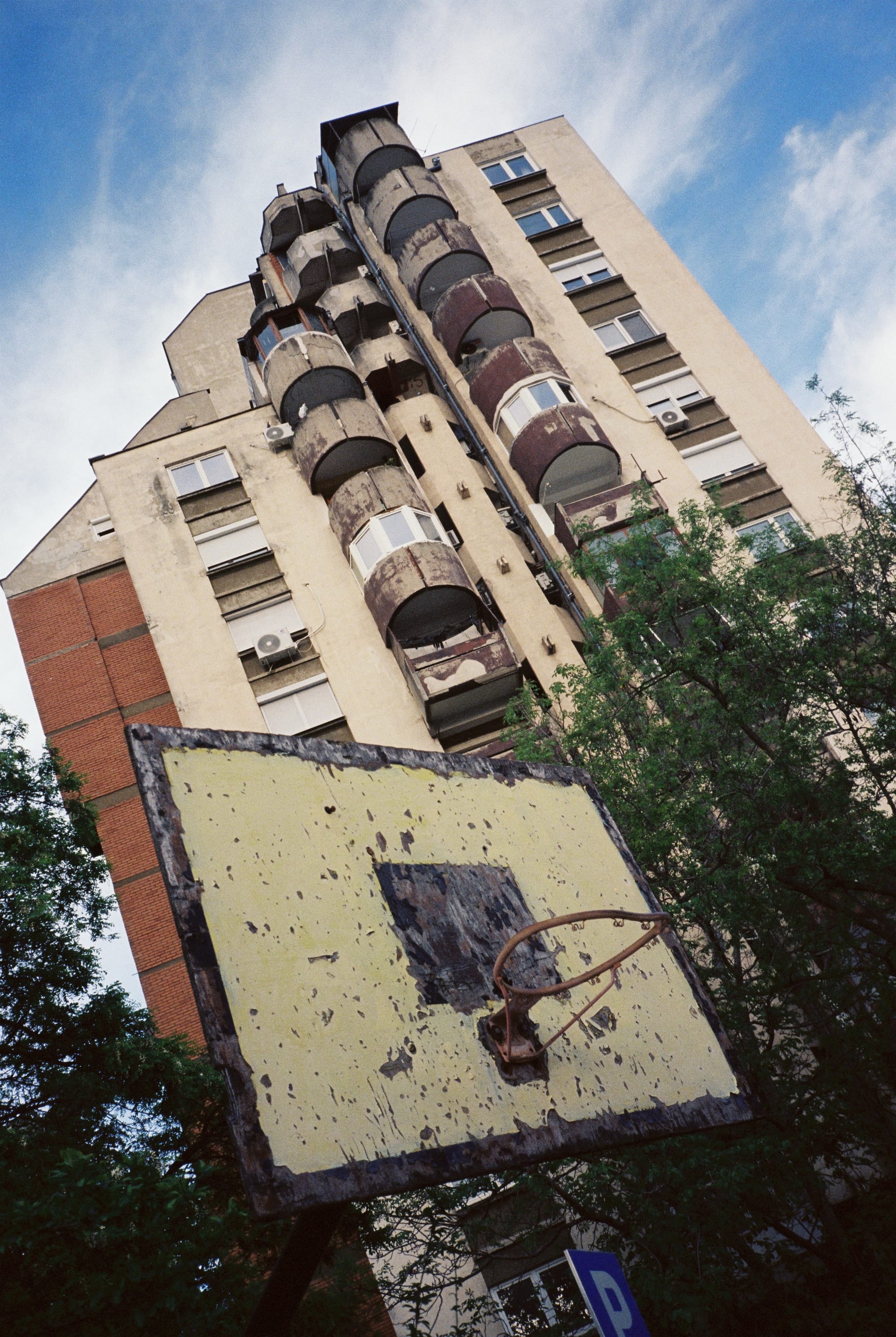 Bitola, North Macedonia — The "Three Beauties," a detail study of the façade