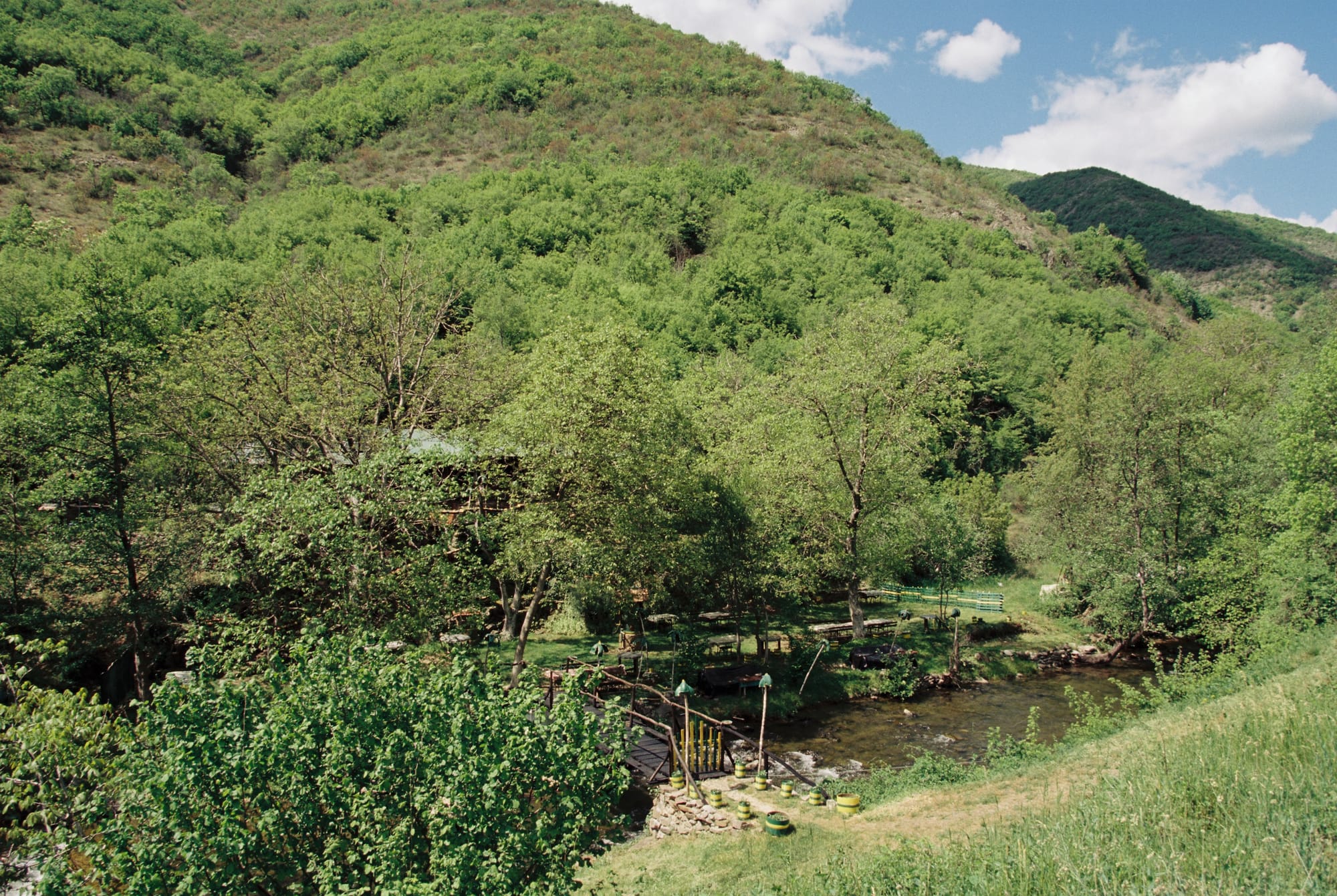 Zletovo, North Macedonia — Resting place called "Кај Раде" which is next to highway R2232