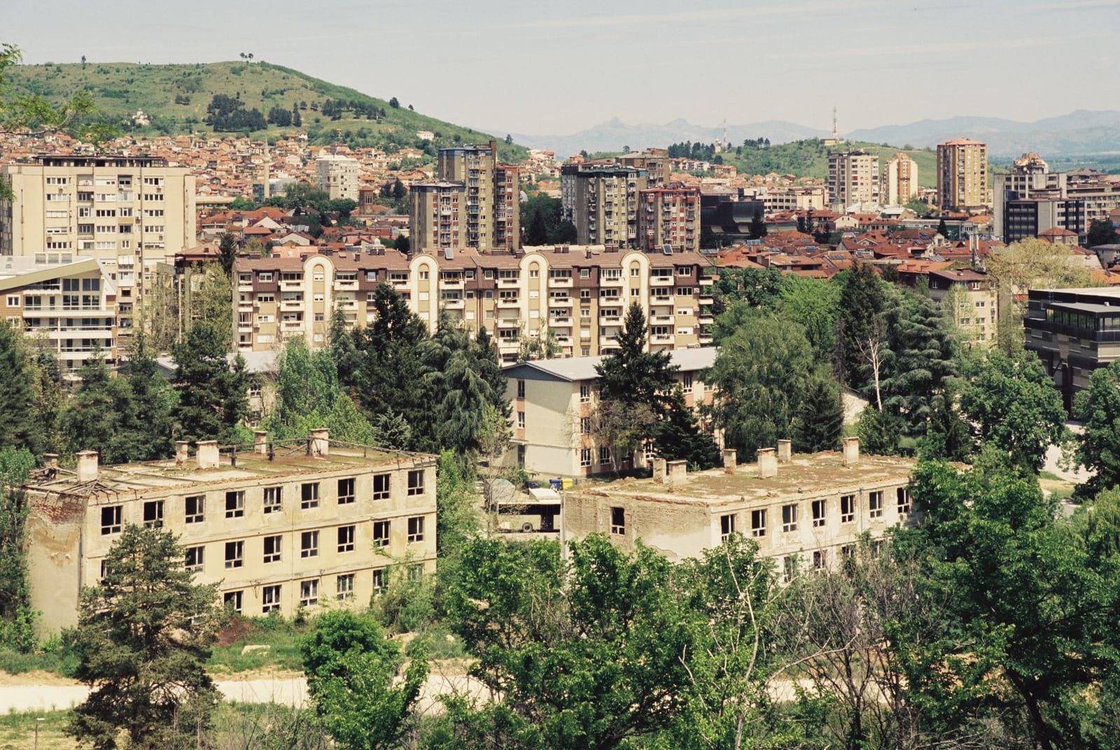 Bitola, North Macedonia — Cityscape from Tumbe Kafe ("Kaj avionite")